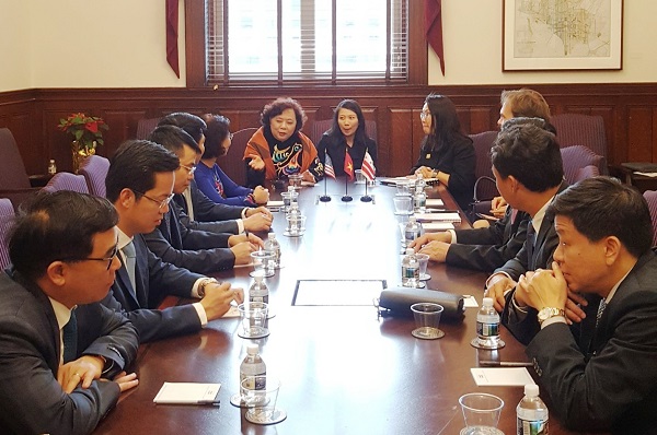 Đoàn đại biểu TP Hà Nội thăm và làm việc tại Washington DC và New York (Hoa Kỳ)