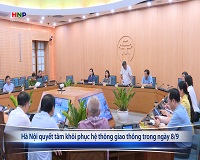 Hà Nội quyết tâm khôi phục hệ thông giao thông trong ngày 8/9