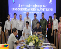 VNPT địa bàn Hà Nội ký thoả thuận hợp tác chiến lược với UBND quận Hoàn Kiếm