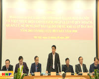 Đoàn giám sát của Quốc hội làm việc với TP Hà Nội về thực hiện chính sách đất đai