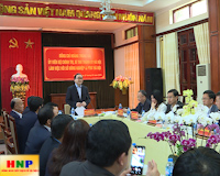 Bí thư Thành ủy làm việc với Sở Nông nghiệp và Phát triển nông thôn Hà Nội