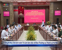 Tổng Bí thư, Chủ tịch nước Tô Lâm làm việc với Ban Thường vụ Thành ủy Hà Nội